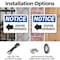 Signmission Visitor Entrance Left Arrow OSHA Notice Sign, Plastic, 14in W x 10in L, 2PK OS-2PACK-NS-P-1014-L-18879 - alternate 5
